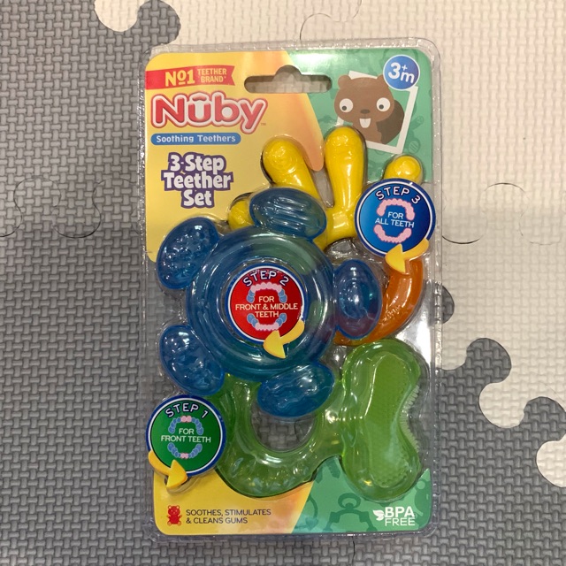 nuby three step teether