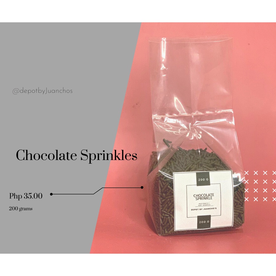 Chocolate Sprinkles (Repackaged) 200 grams Shopee Philippines