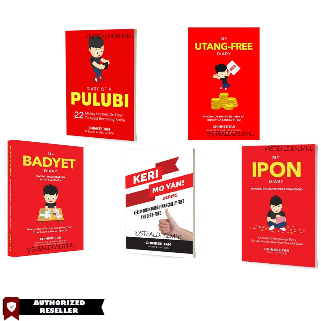 Featured image of [Signed] CHINKEE TAN My Utang Free Diary, Badyet Diary, Ipon Diary, Diary Of A Pulubi & Keri Mo Yan