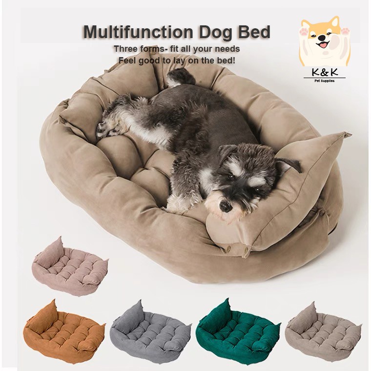 Multifunction Folding Pet BedDog and Cat Bed,Three formsfit all your needs, Soft and