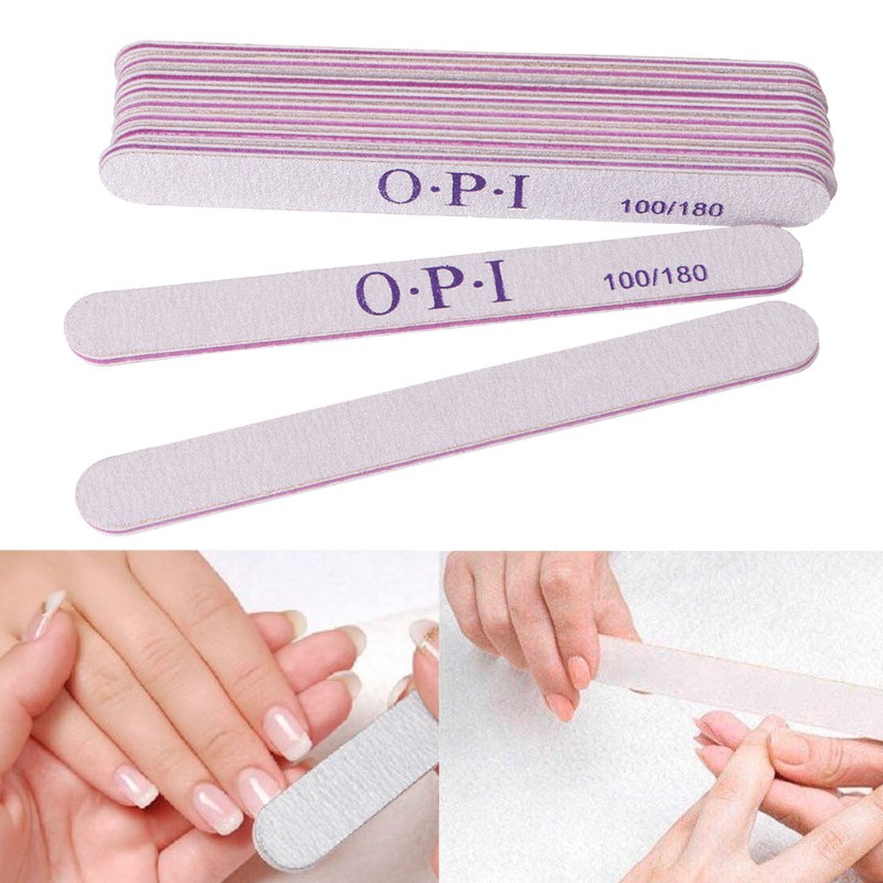 Nail File Double Sided Professional Beauty Manicure Emery Grit 100 180 Tools Shopee Philippines