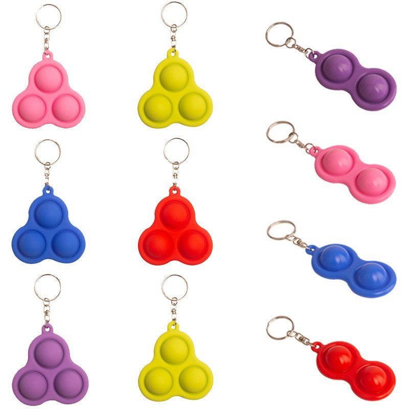 Sensory Toys TikTok Fidget Toy Early Educational Stress Relief Keychain ...