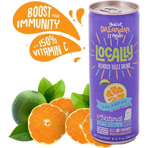 Locally Dalandan Blended Juice Drink, 240ml Shopee Philippines