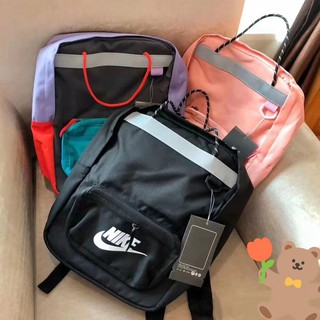 W2BV Nike Tanjun New Fashion Black Backpack Men Women Sport Bag Casual Backpack 25*33*14cm● #7