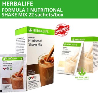 [AUTHENTIC] HERBALIFE Fornula 1 Nutritional Shake Mix SACHET, Dutch Choco, French Vanilla