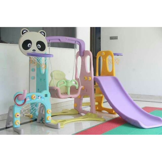 6 in 1 Panda Slide  for kids and Hello kitty Slide  Shopee 