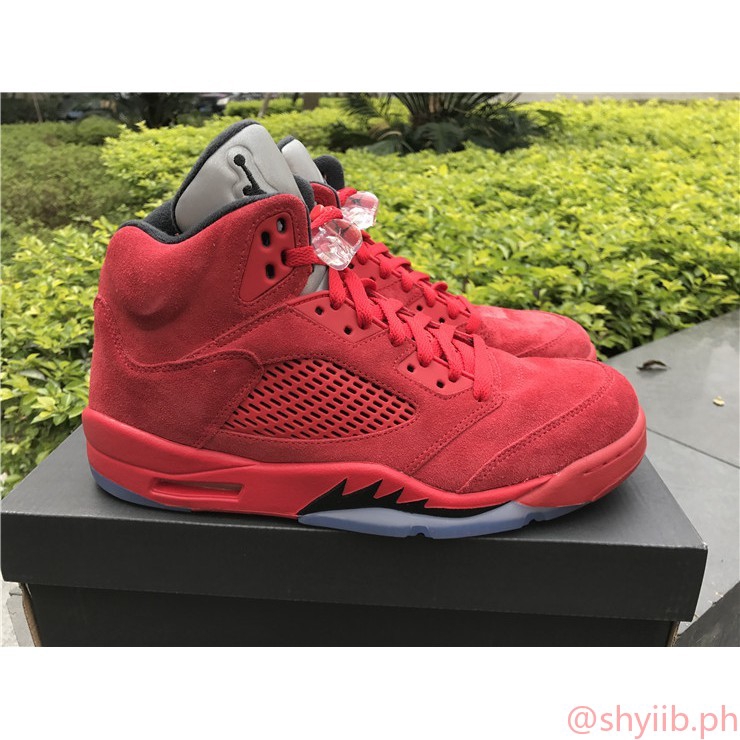 red suede air jordan 5