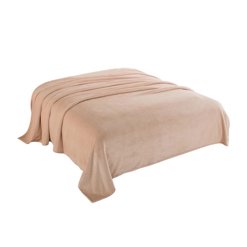 LECO Plain Fleece Blanket 150*200 Cm Bedspread Soft | Shopee Philippines