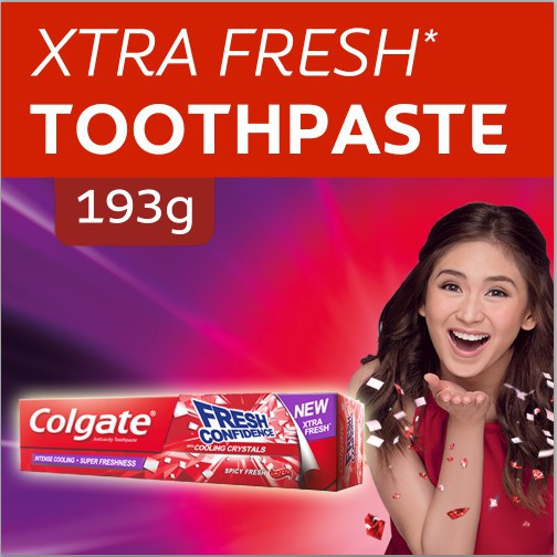 Colgate Fresh Confidence Spicy Fresh Gel Toothpaste 145ml | Shopee ...