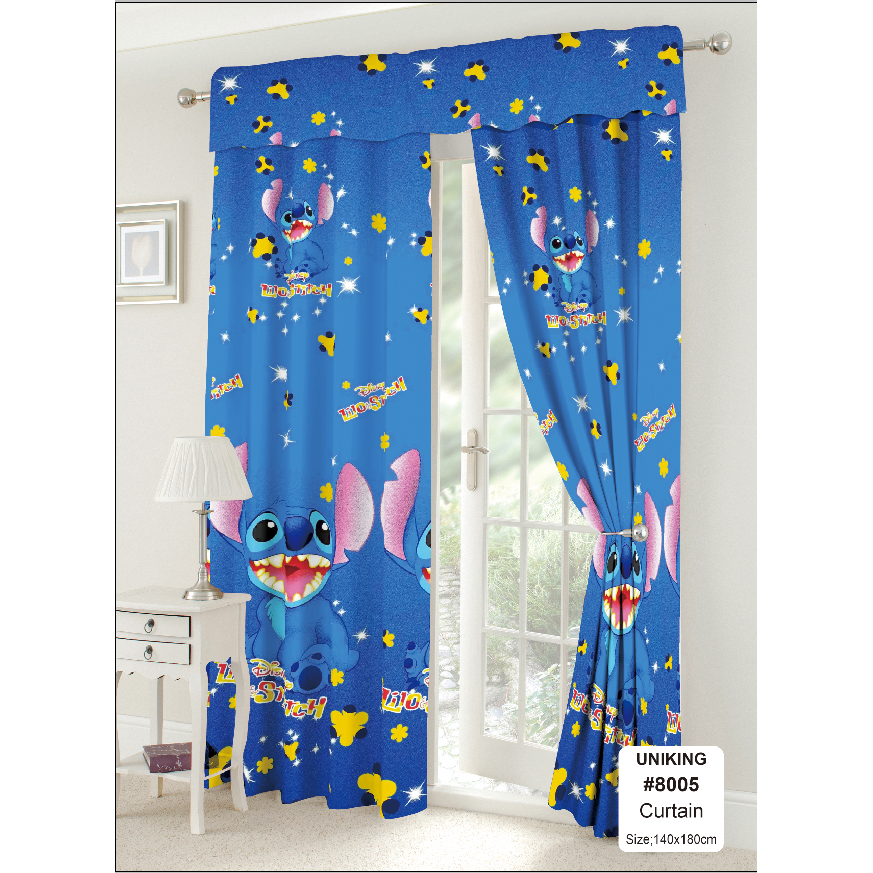 Sale Curtains Window or Door House Cartoon Character Design Curtain  Blackout Home Decoration COD | Shopee Philippines