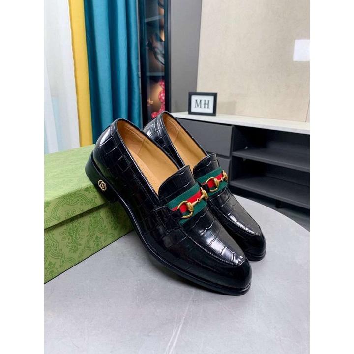 ☎▨new loafers & sailing shoes Oxford shoes & lace-up shoes Gucci new formal  men leather shoes 38-44 | Shopee Philippines