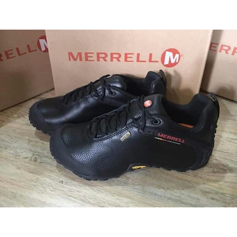 merrell leather loafers