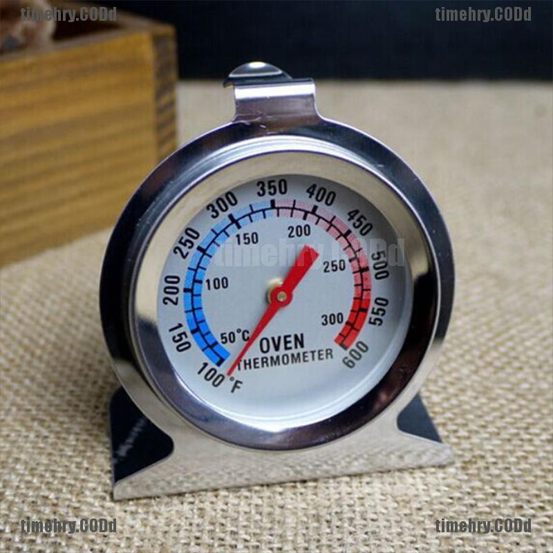 Stainless Steel Oven Thermometer Temperature Gauge Home Kitchen