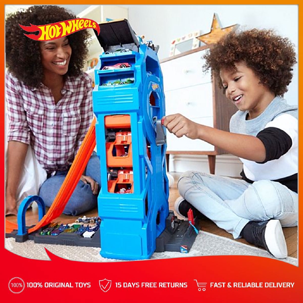 hot wheels city mega garage playset