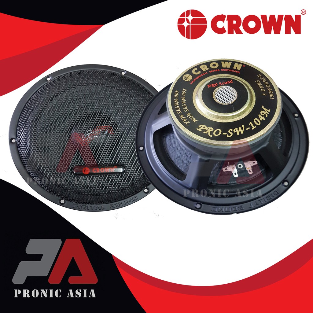 crown woofer speaker