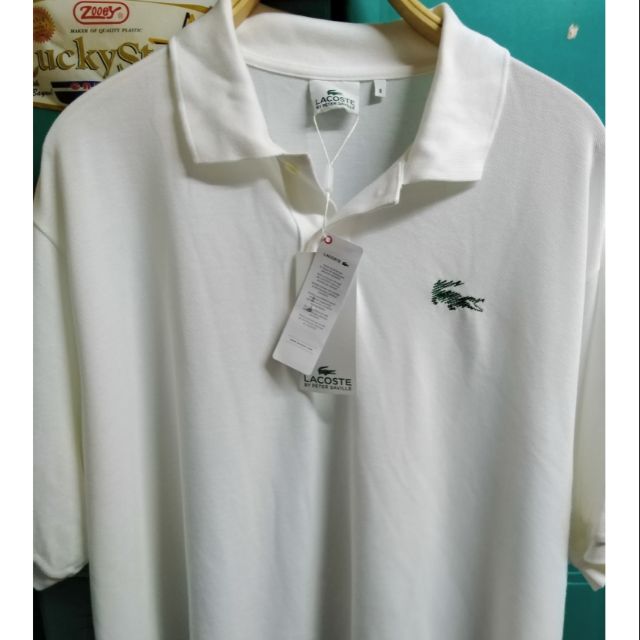 knoglebrud Til ære for Hoved Lacoste White Polo shirt | Shopee Philippines