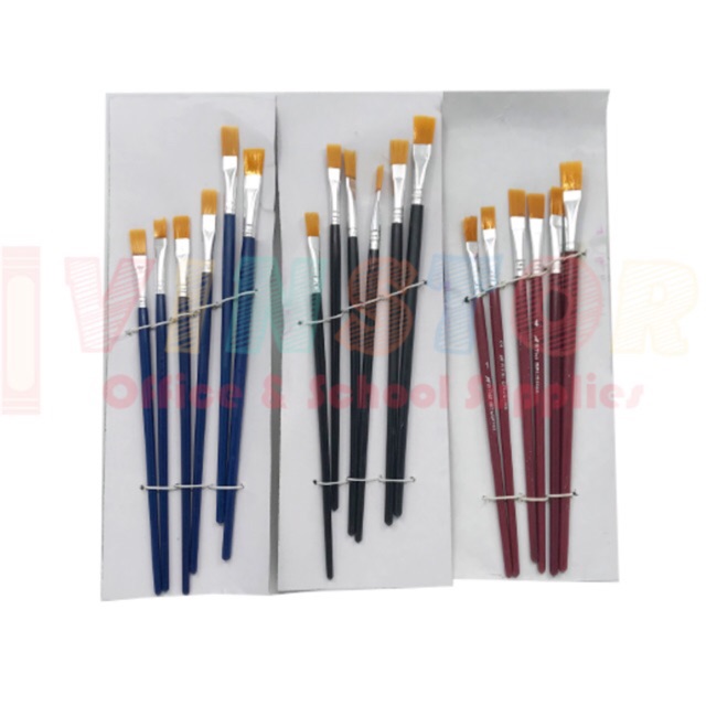 6 in 1 Paint Brush Flat Shopee Philippines