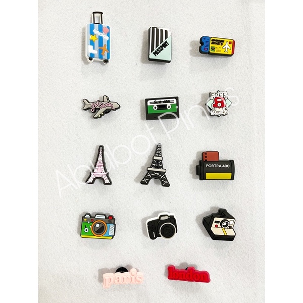 JIBBITZ TRAVEL DESIGN / high quality / jibbitz charm / jibbitz for