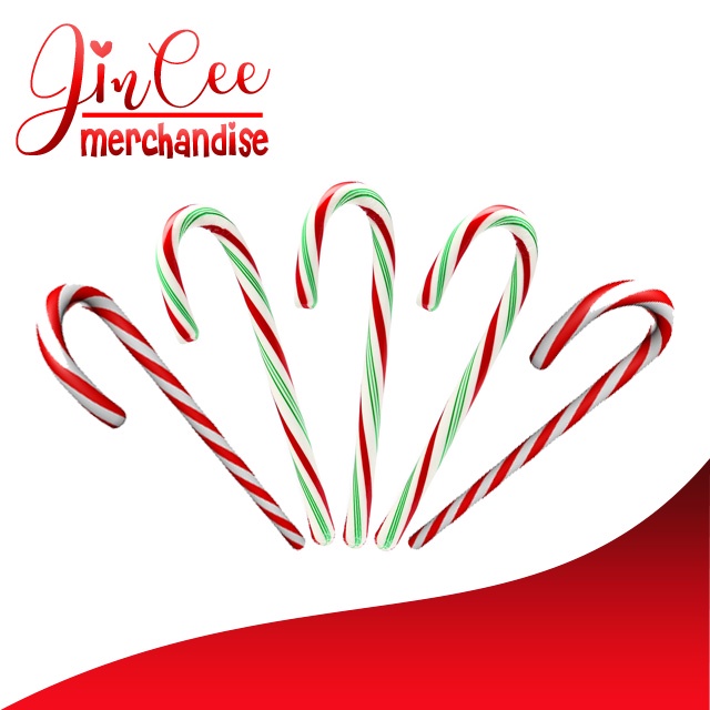 Candy Cane Peppermint / Strawberry Cream Flavor 10cm Shopee Philippines