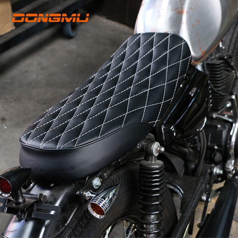 Black Brown Retro Vintage Motorcycle Seat Saddle Cover Hump Cafe Racer Fit For Honda Cg125 Shopee Philippines