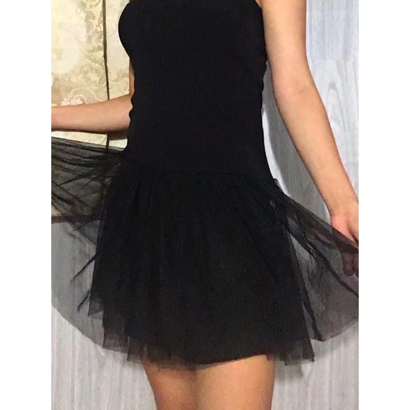 Black cute dress ( Thrifted ) | Shopee Philippines