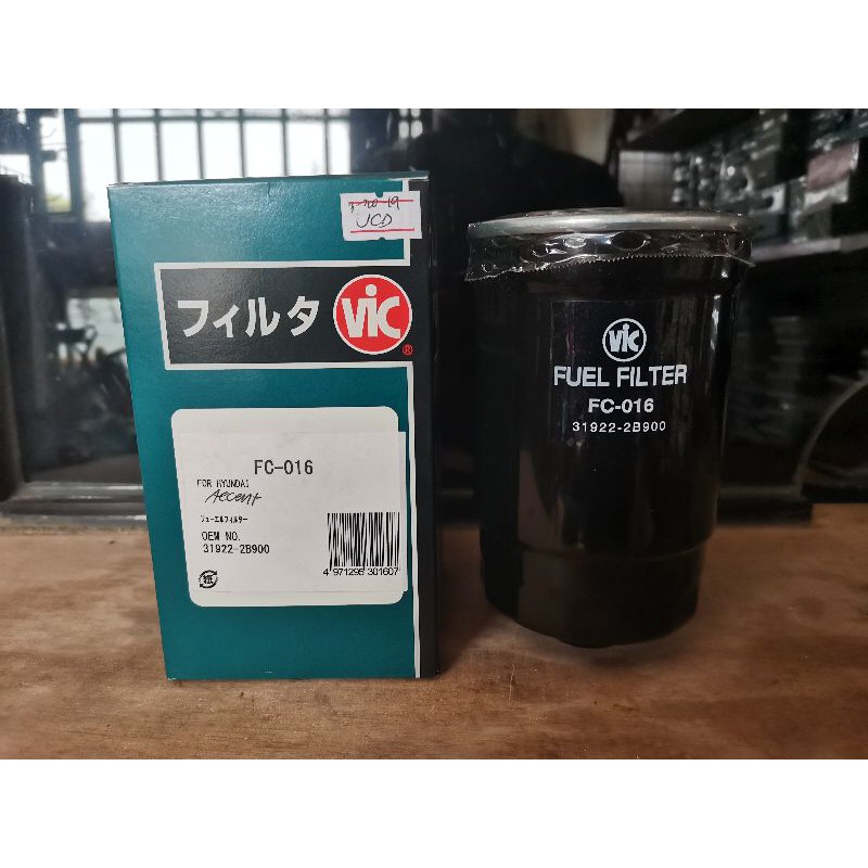 VIC FUEL FILTER FC - 016 (Hyundai Accent diesel 10', i30, Sta Fe ...