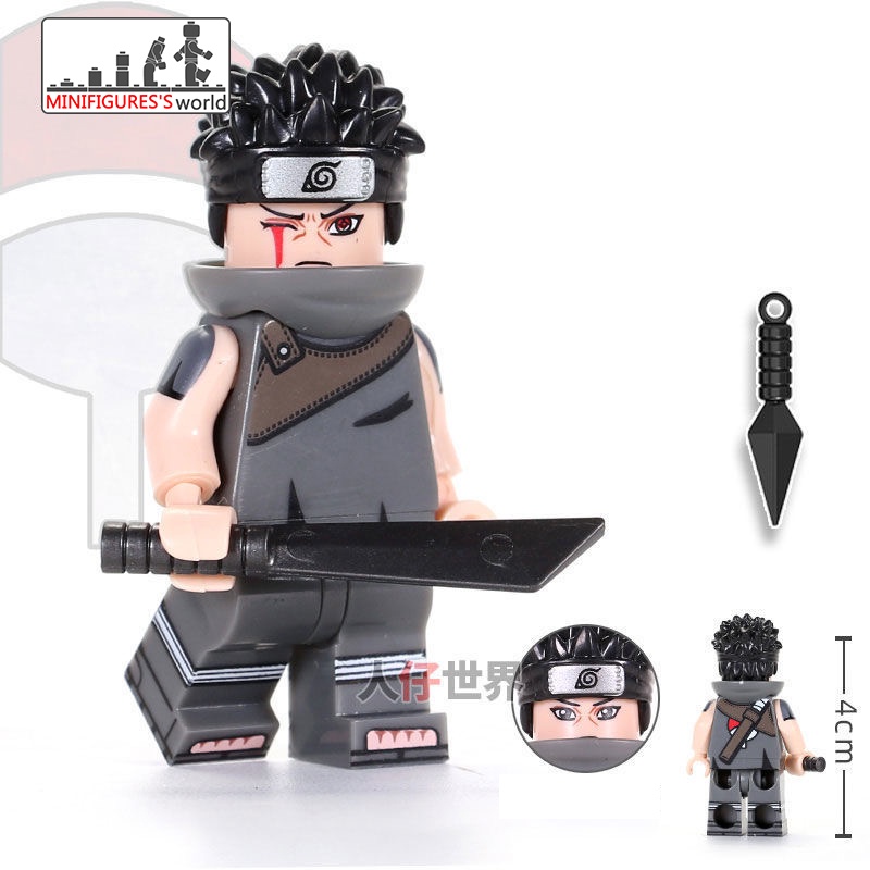 Naruto Minifigures Hyuga Hinata Neji Shimura Danzou Anbu Uchiha Shisui 