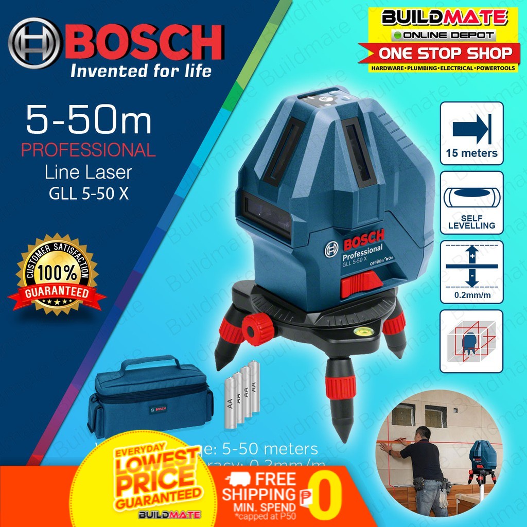 BOSCH Professional Line Laser GLL 550 X 0601063N80 •100 ORIGINAL