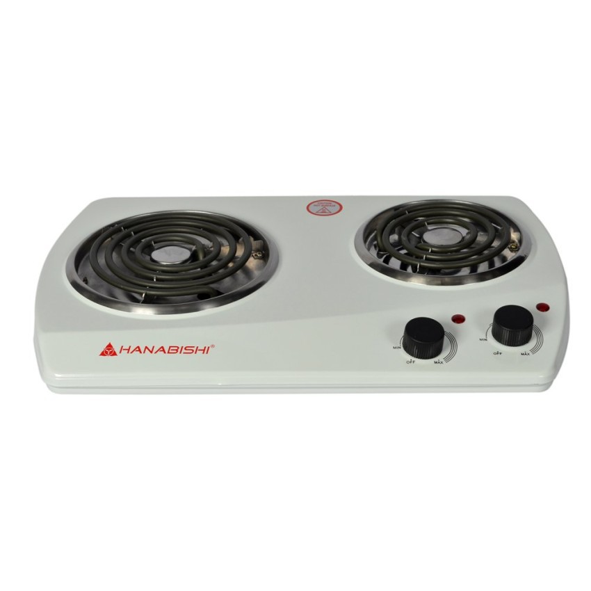 Hanabishi Hes100 Double Coil Electric Stove White Shopee