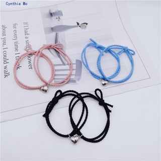 2 pieces of magnetic couple bracelet creative charm bracelet jewelry / couple magnetic weaving CM #2