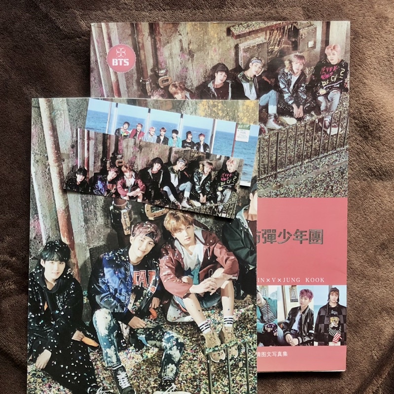 bts unofficial wings photobook with poster and ot7 photoset Shopee