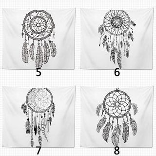 Tapestry Wall Decor Home Living Room Decoration Black White Dream Catcher Aesthetic Bedroom Large Hanging Cloth #7