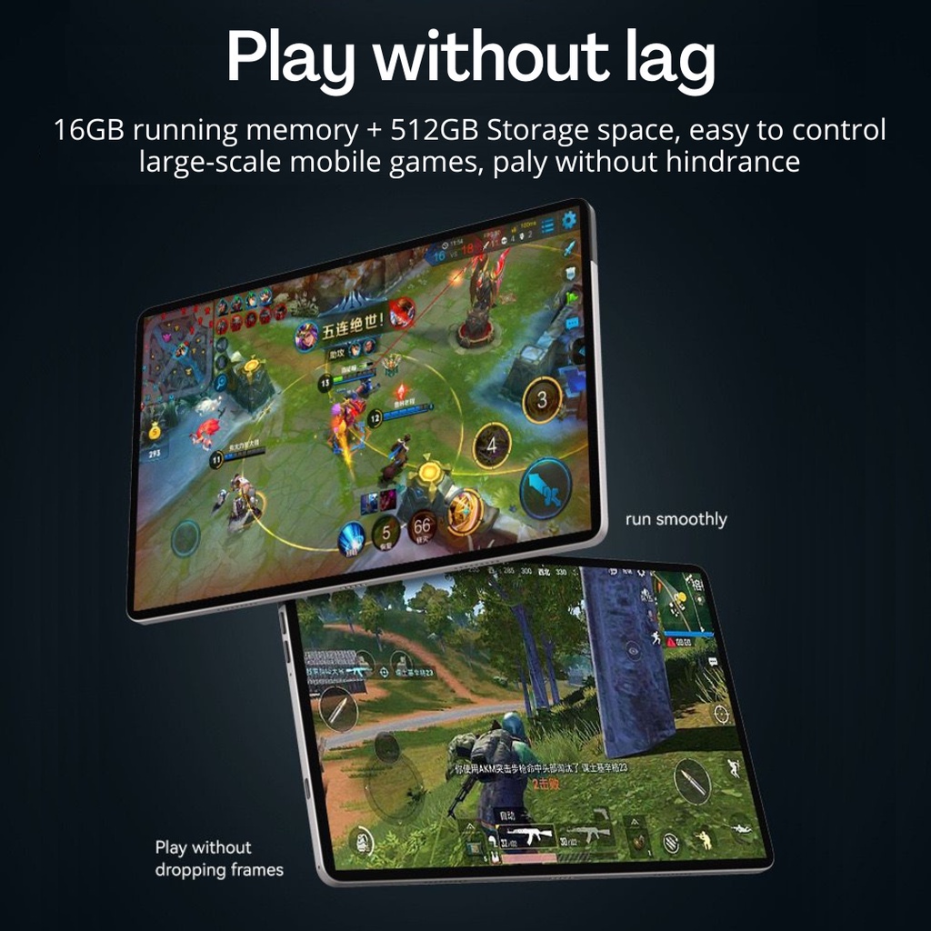 Samsung Tablet 12inch |16GB RAM +512GB ROM| Smart Tablet 𝐀𝐧𝐝𝐫𝐨𝐢𝐝𝟏𝟑 Pad 5G Wifi dual sim - Image 4