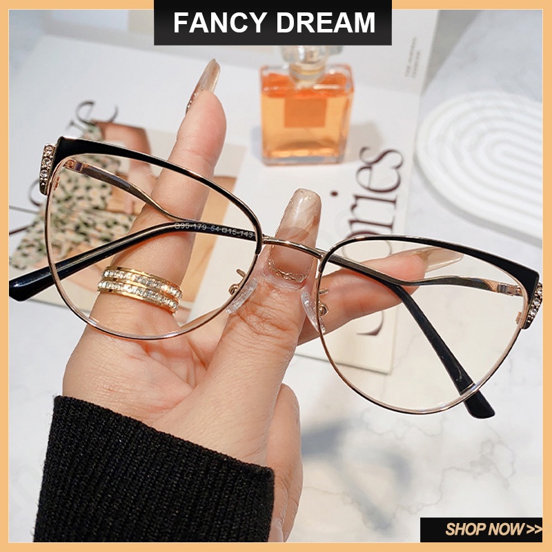 Anti Radiation Glasses For Women Men Aesthetic Cat Eye Glasses