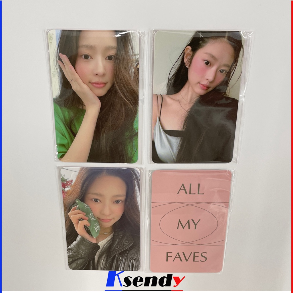 2023 MINJU'S FIRST PRESENT [ALL MY FAVES] POB CARD 3EA SET | Shopee ...