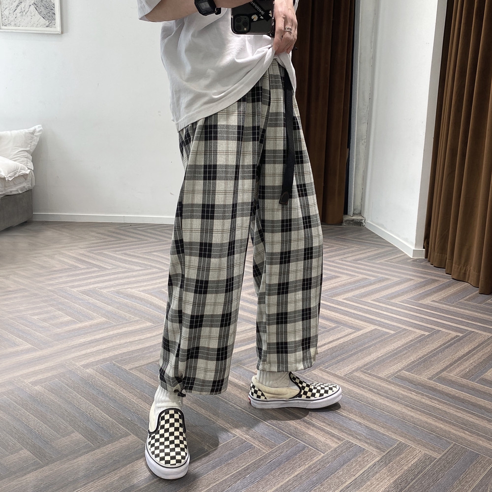 trendy plaid pants