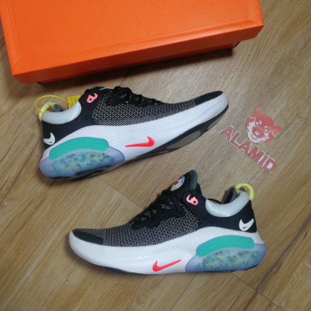 nike joyride run flyknit white racer blue