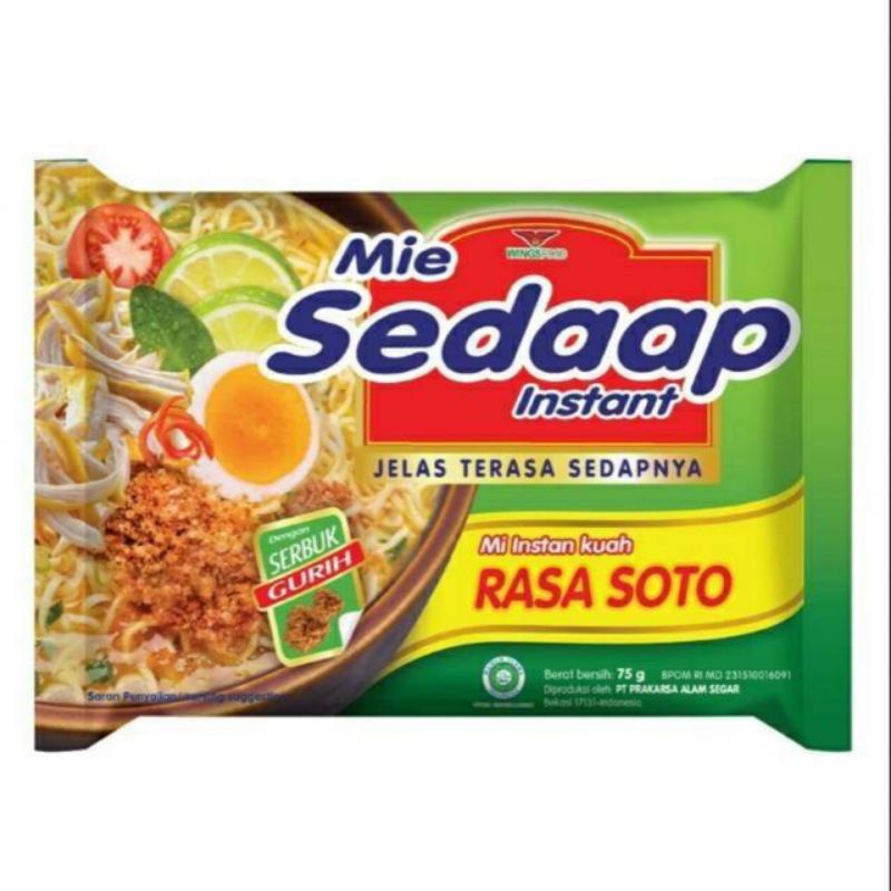 Noodles Sedaap Soto 75gr Shopee Philippines