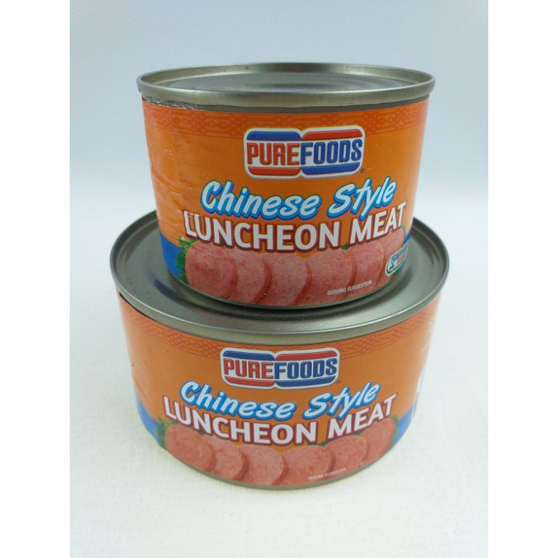 PureFoods Luncheon Meat Chinese Style 165g 350g Shopee Philippines