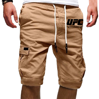 cargo shorts elastic waist with drawstring