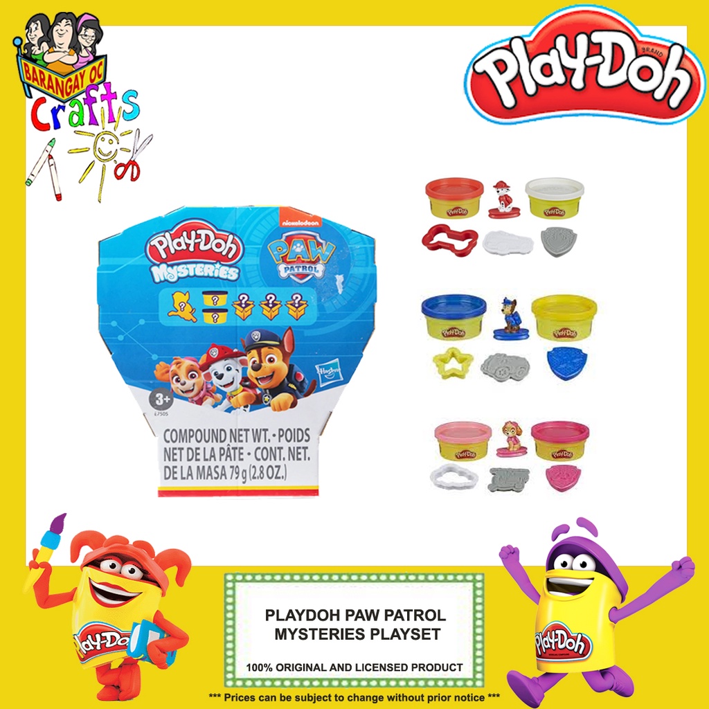 play doh mysteries paw patrol