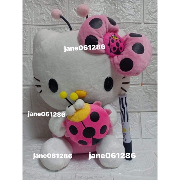 hello kitty ladybug plush