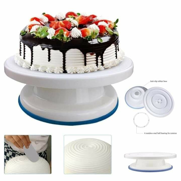 27cm Cake Turntable Rotating Cake Decorating Turntable Round Cake Stand