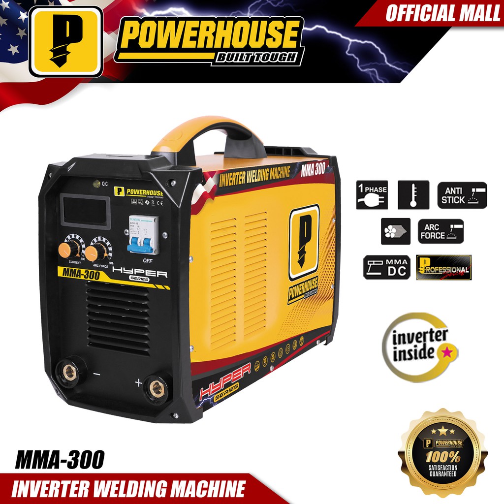 Powerhouse Hyper Series Inverter Industrial Grade Welding Machine 300A
