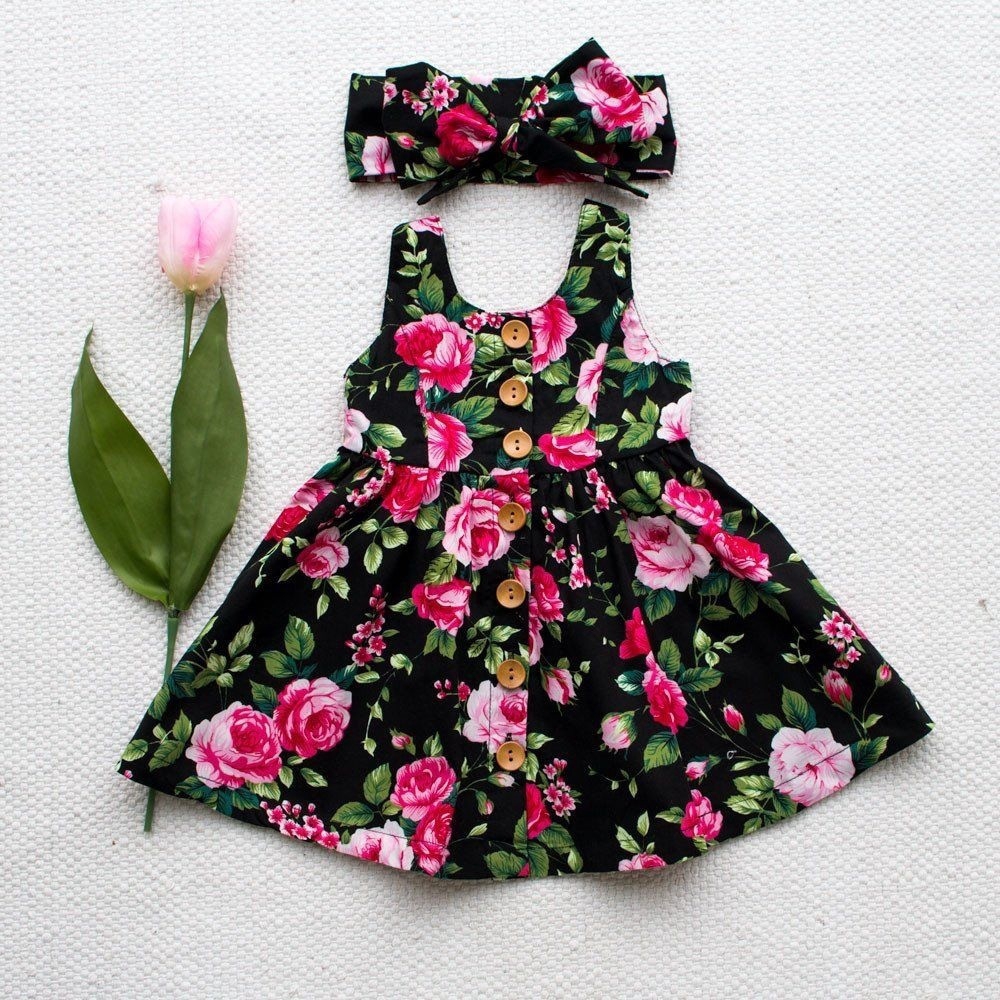 baby girl floral dress