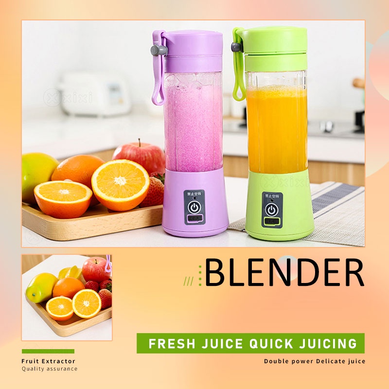 Juicer Blender USB Charging Portable Mini Mixer Juicer Shopee Philippines