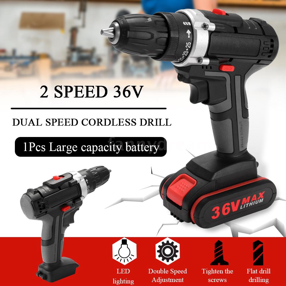 36V Multifunctional Electric Impact Cordless Drill High Quality