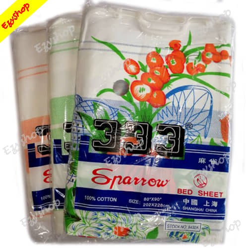 ORIGINAL333 Cotton Blanket/333 Sparrow Kumot Double ( Random Color and