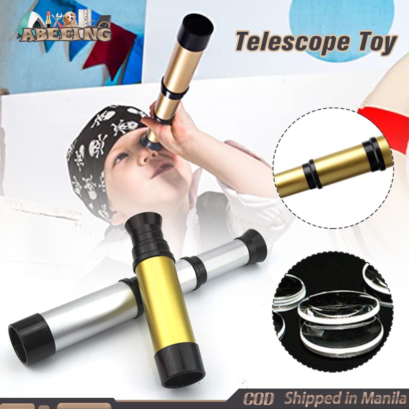 Pirate Monocular Telescope kids Toy Retractable Pirate Theme Party