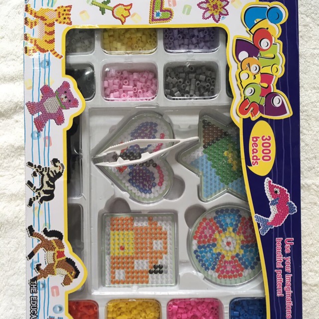 Perler beads starter set with refills (opened) Shopee Philippines